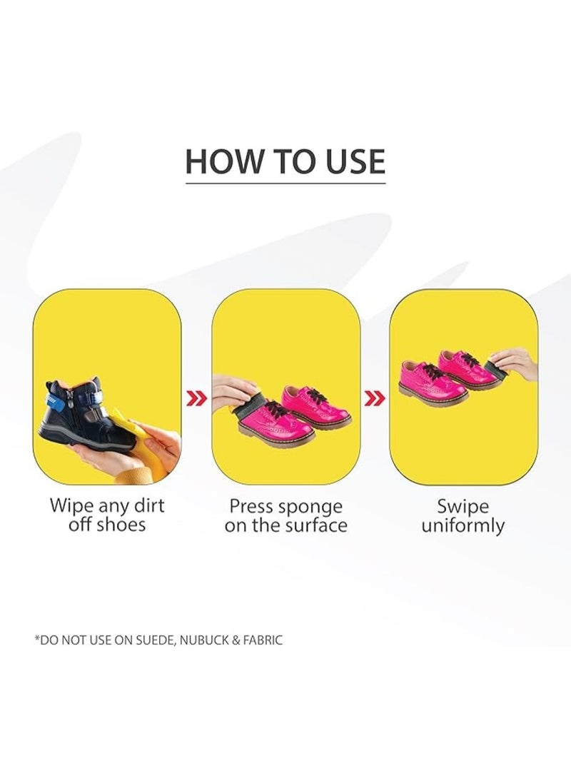 Habro Caesar Kids Shoe Shine Sponge For Girls Neutral 4 ML - Image 2
